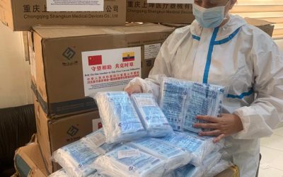 ARRIBÓ A LA PROVINCIA LA DONACIÓN DE INSUMOS MÉDICOS PROCEDENTES DE CHINA