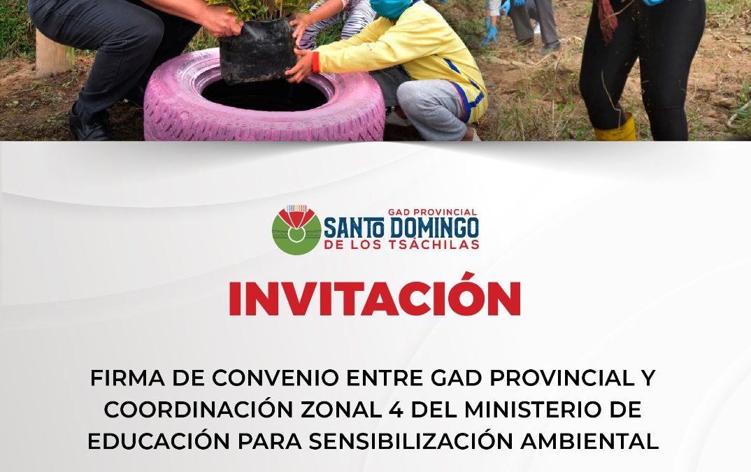 INVITACIÓN FIRMA DE CONVENIO