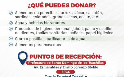 ¡Esmeraldas nos necesita! 

#ElCorazónDeLaPrefectura 
#PrefectaJohanaNúñez