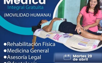 Estaremos atendiendo a personas en situación de movilidad humana, con nuestros s…