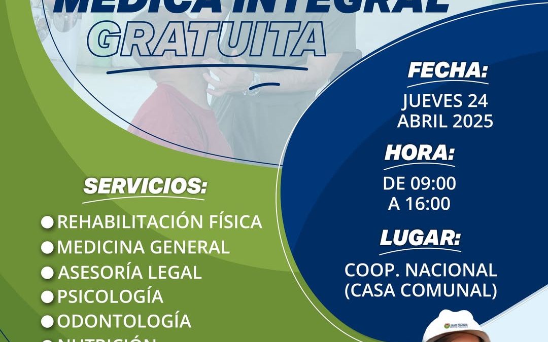 La Brigada Médica Gratuita llegará a la Cooperativa Nacional, para brindar los s…