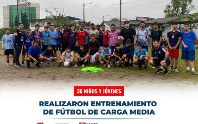Más de 30 alumnos en categoría juvenil de la Escuela Permanente de Fútbol de nue…