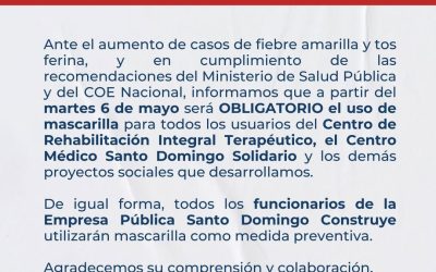 Atención�Por recomendaciones del Ministerio de Salud y el COE Nacional, desde el…