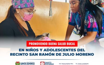 Buena salud bucal para niñas, niños y adolescentes del Recinto San Ramón en la C…