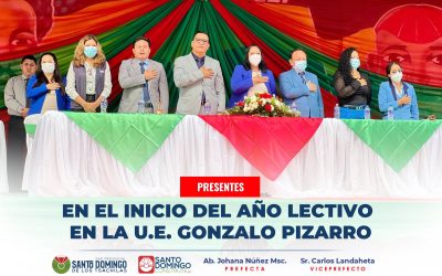 En delegación de nuestra prefecta Johana Núñez, la Dra. Germanía Rodríguez, Gere…