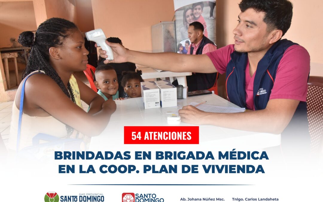 Fueron 54 atenciones gratuitas en la Brigada Médica en el barrio Jehová es mi Pa…