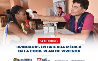 Fueron 54 atenciones gratuitas en la Brigada Médica en el barrio Jehová es mi Pa…