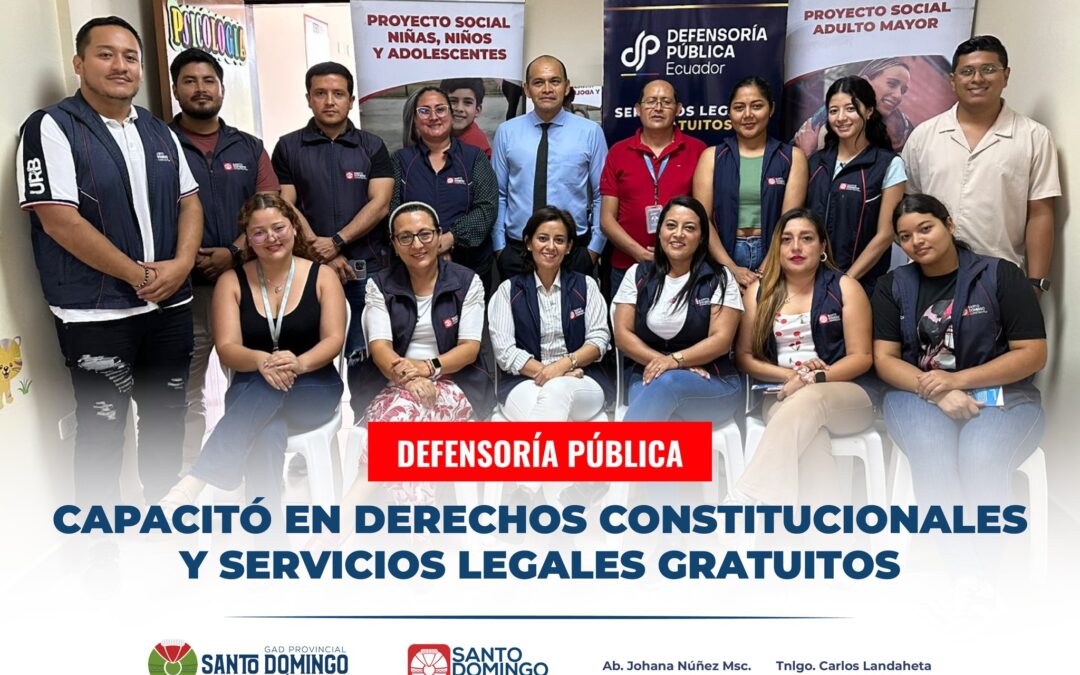 Funcionarios de los Proyectos Sociales, recibieron capacitación sobre el tema: E…