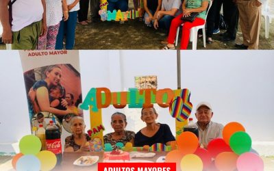 Junto a usuarios del Proyecto Cuídame soy Adulto Mayor del Recinto San Pedro de …