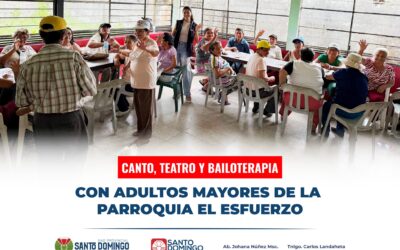 MOMENTOS DIVERTIDOS 

Con nuestros adultos mayores de la Parroquia El Esfuerzo, …