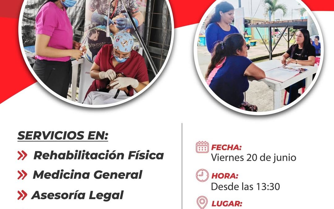 INVITADOS A BRIGADA MÉDICA GRATUITA 

Habitantes de Nuevo Israel y Las Delicias …