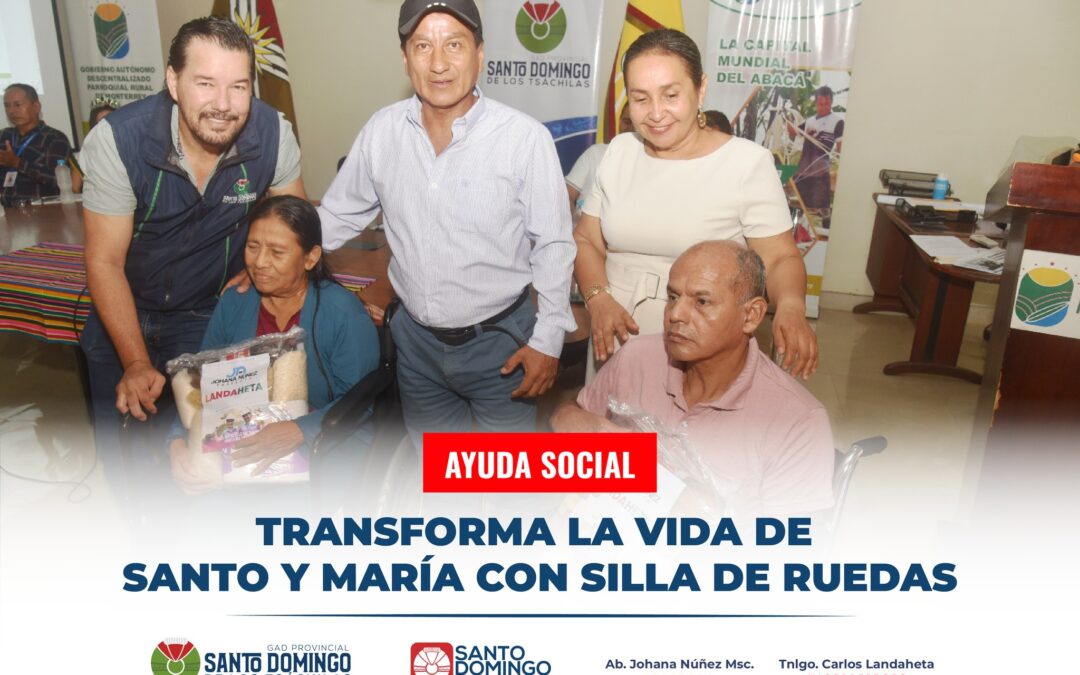 Santo y María fueron beneficiados con la entrega de ayudas técnicas, en la Asamb…