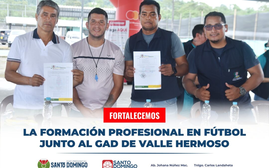 Una alianza estratégica se firmó entre el GAD – Parroquial Valle Hermoso y el Pr…