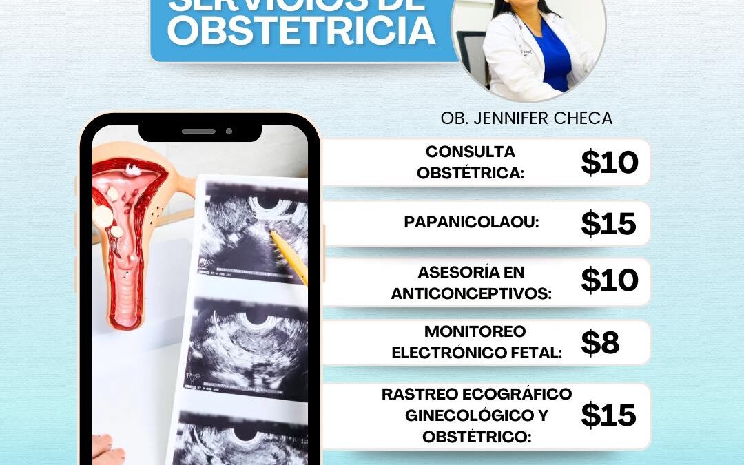 ¿Sabías que contamos con el servicio de obstetricia?
Visítanos y realiza tus con…