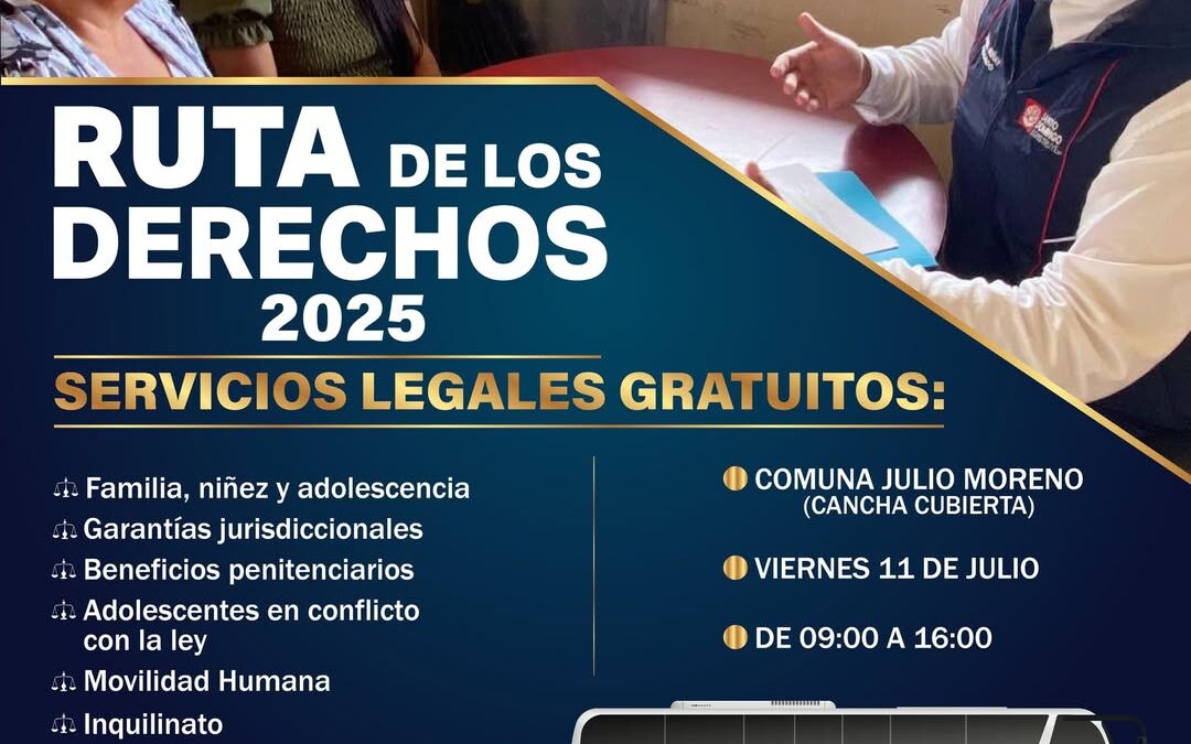 ATENCIÓN COMUNA JULIO MORENO 

Estaremos visitando en el bus  de la RUTA DE LOS …