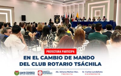 En representación de la prefecta Johana Núñez, la Subgerente de Servicios Social…