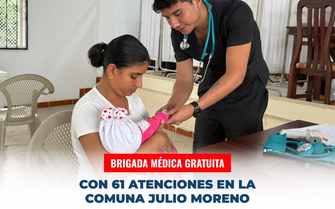 Gracias a los habitantes de Julio Moreno por su asistencia a la Brigada Médica G…