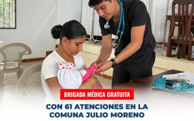 Gracias a los habitantes de Julio Moreno por su asistencia a la Brigada Médica G…