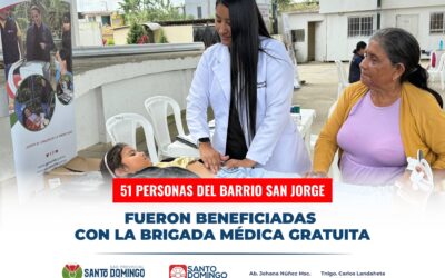 Habitantes del Barrio San Jorge del Cantón La Concordia, recibieron 𝟴𝟵 𝗮𝘁𝗲𝗻𝗰𝗶𝗼𝗻𝗲…