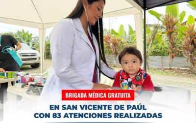 En el Recinto San Vicente de Paúl tuvimos el gusto de poder atender a 𝟜𝟞 persona…