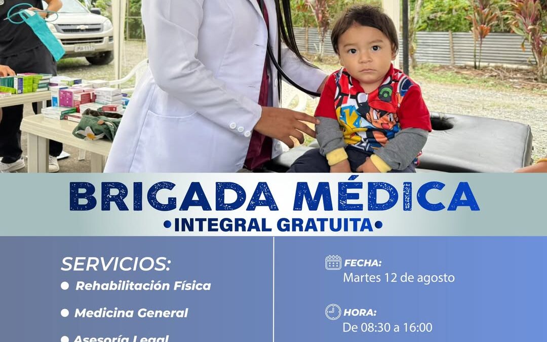 Muestra Brigada Médica Gratuita llegará a la Fundación «Vivian Luzuriaga», barri…