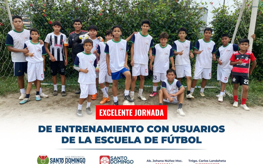 Usuarios de la Escuela Permanente de Fútbol categoría matutina, realizaron un im…