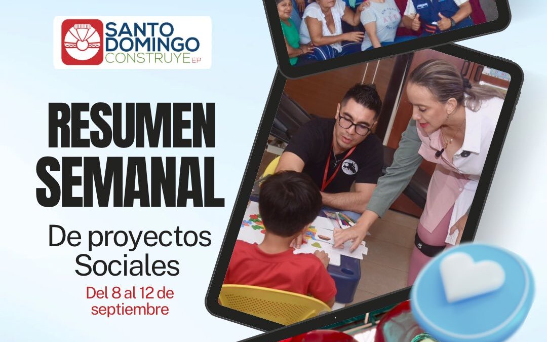 Les compartimos nuestro resumen semanal de proyectos sociales 

#PrefectaJohanaN…