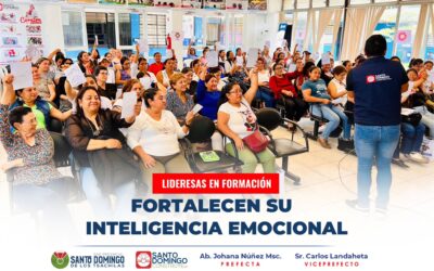 Como parte del proceso formativo en la Escuela de Lideresas, las participantes r…