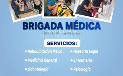 Invitados a la 𝑩𝑹𝑰𝑮𝑨𝑫𝑨 𝑴𝑬́𝑫𝑰𝑪𝑨 𝑮𝑹𝑨𝑻𝑼𝑰𝑻𝑨

En la Comuna San Miguel de Guabal (canc…