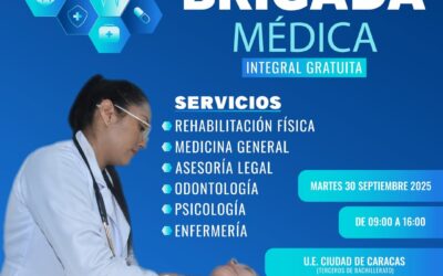 Nuestra Brigada Médica Gratuita estará atendiendo a alumnos de los terceros de B…