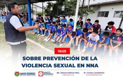 Usuarios de la Escuela Permanente de Fútbol fueron parte del Taller de prevenci…