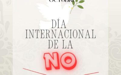 2 de Octubre | Día Internacional de la No Violencia 

Hoy recordamos que la paz…