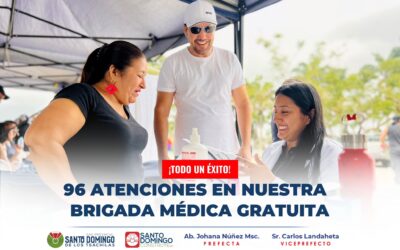 Con 96 atenciones realizadas, nuestra Brigada Médica Gratuita Integral fue un éx…