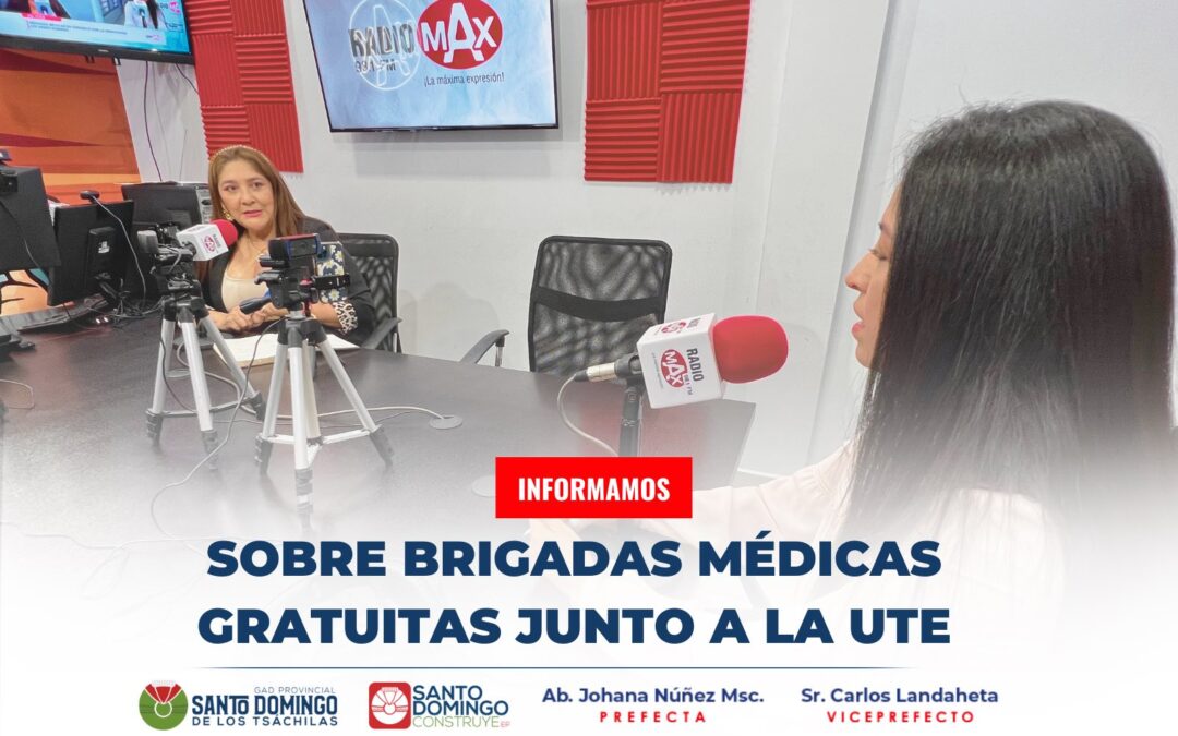 Informamos en Radio Max 98.1 FM sobre las Brigadas Médicas Gratuitas junto a la…