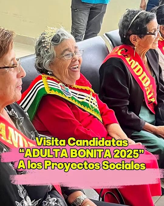 Las 15 candidatas a Reina “Adulta Bonita 2025” visitaron los Proyectos Sociales…