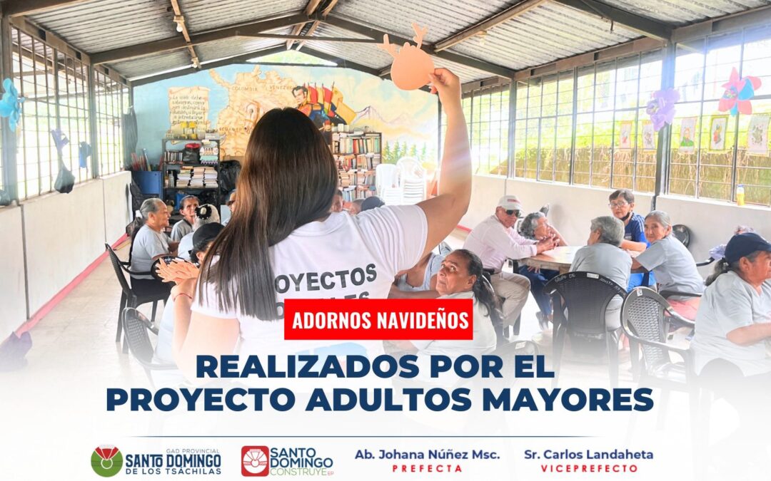 Alrededor de 30 adultos mayores participaron en la creación de hermosos adornos …