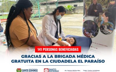 Brigada Médica Gratuita en Ciudadela El Paraíso
¡Gracias a todos por particip…