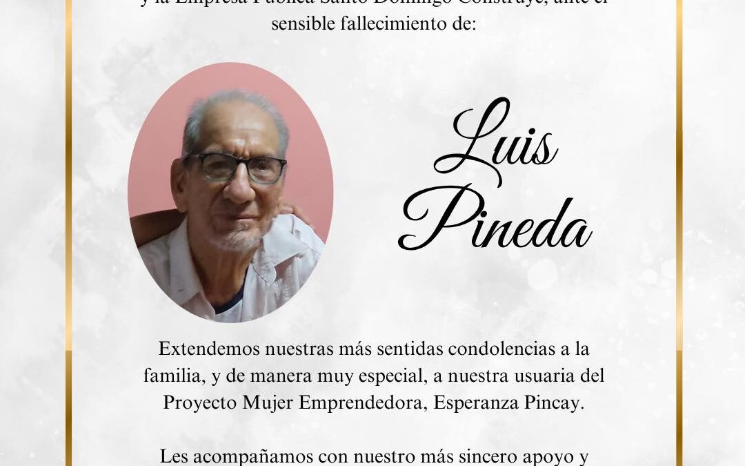 Un abrazo solidario a la familia Pineda Pincay