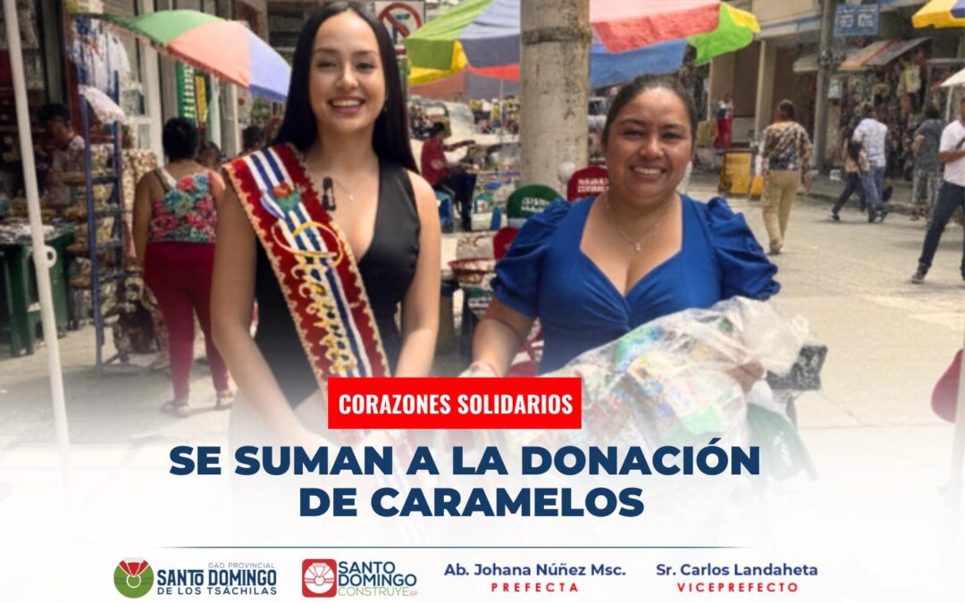 Verónica Gordon, reconocida comerciante de la calle Ambato, se unió con gran gen…
