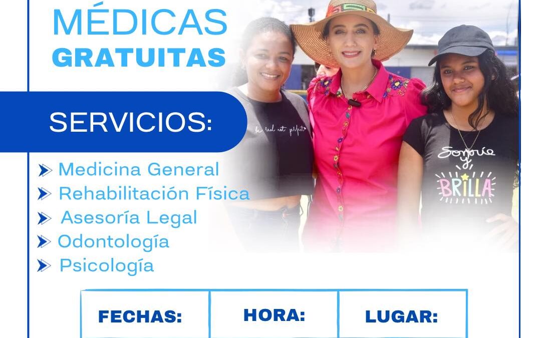 ¡Te presentamos el cronograma de brigadas médicas gratuitas para esta semana!

…