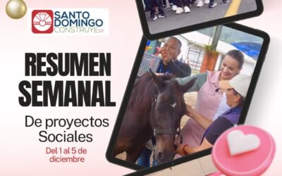 Les compartimos nuestro resumen semanal de proyectos sociales
#PrefectaJohanaN…
