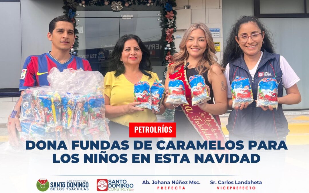 Agradecemos a la  empresa privada Petrolríos que se suma a la donación de fundas…