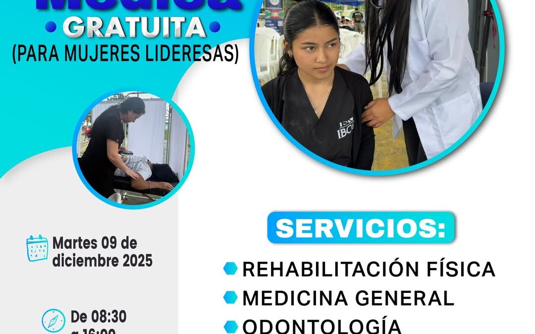 Brigada Médica Gratuita dedicada a nuestras mujeres lideresas 

Este martes 9 d…