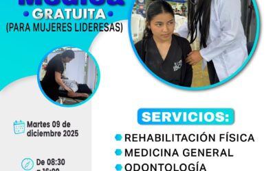 Brigada Médica Gratuita dedicada a nuestras mujeres lideresas
Este martes 9 d…