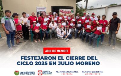 Con cantos, juegos, risas y mucha alegría , el Proyecto Adulto Mayor cerró su ci…
