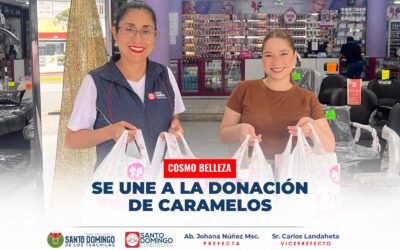 Cosmo Belleza se suma con un granito de arena donando fundas de caramelos para…
