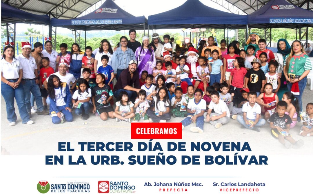 El Prefecto (S) Carlos Landaheta presidió el tercer día de la novena en el sect…