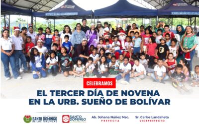 El Prefecto (S) Carlos Landaheta presidió el tercer día de la novena en el sect…