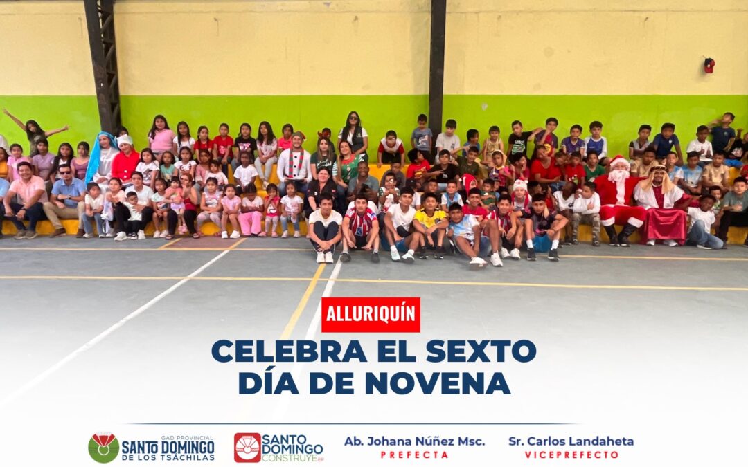 En la parroquia San José de Alluriquín, la Dirección de Obras Públicas de la Pre…