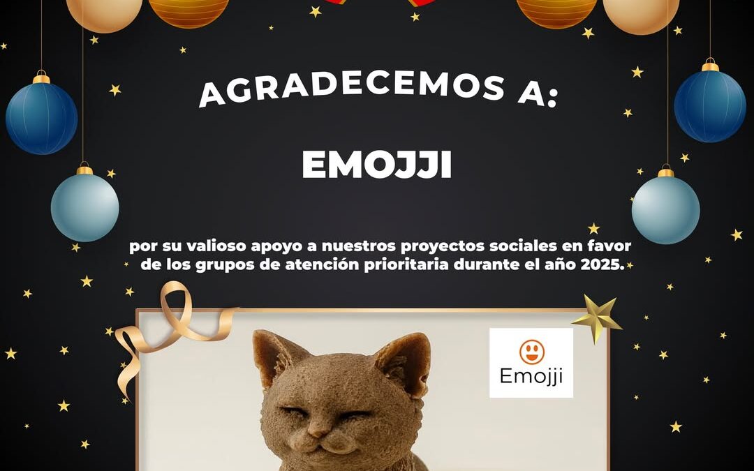 Expresamos nuestro más sincero agradecimiento a EMOJJI por su valioso apoyo a nu…